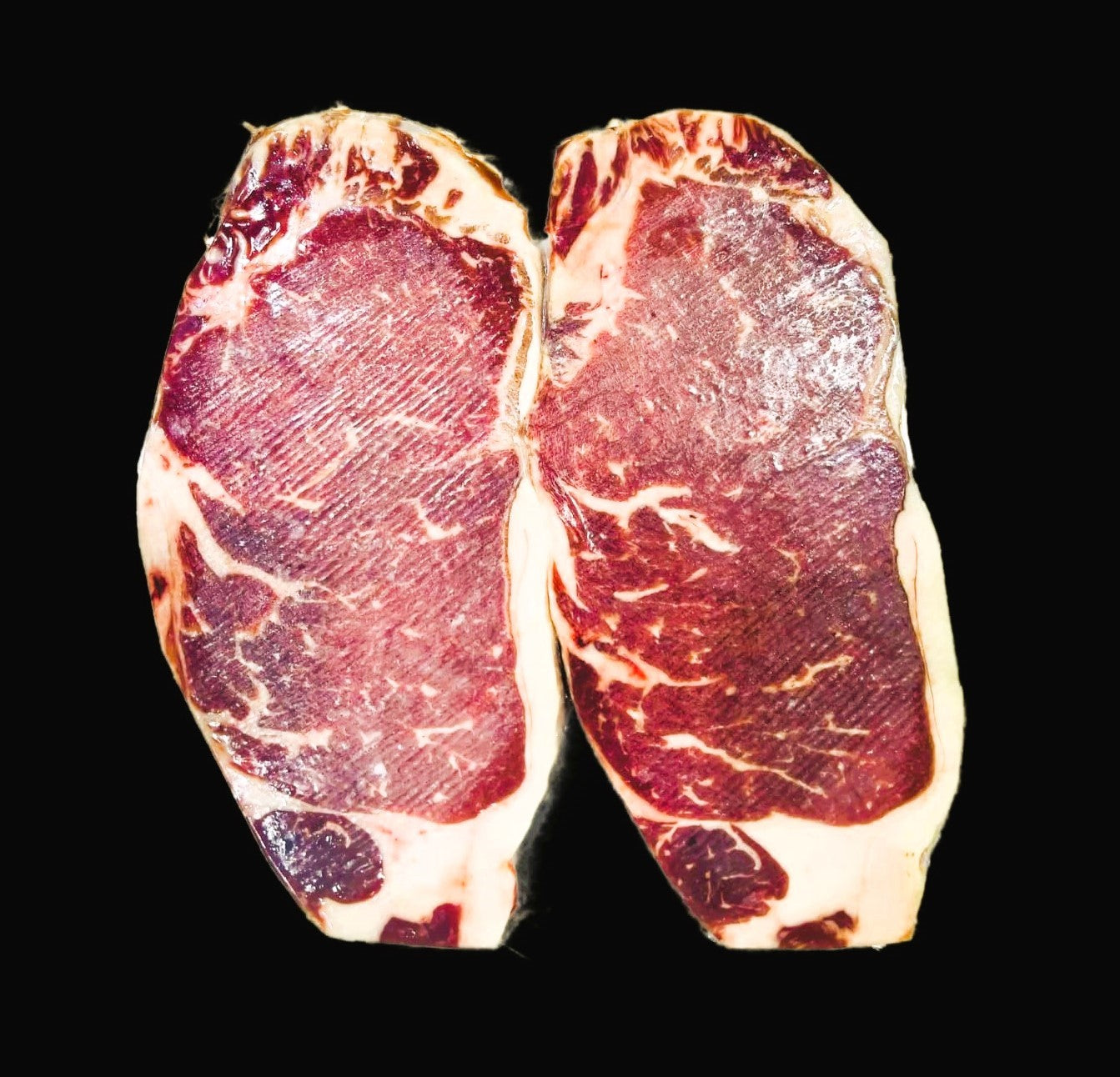 BEEF STRIPLOIN STEAK, USA, 1/2IN, 400G UP (PER 2PCS/PKT)