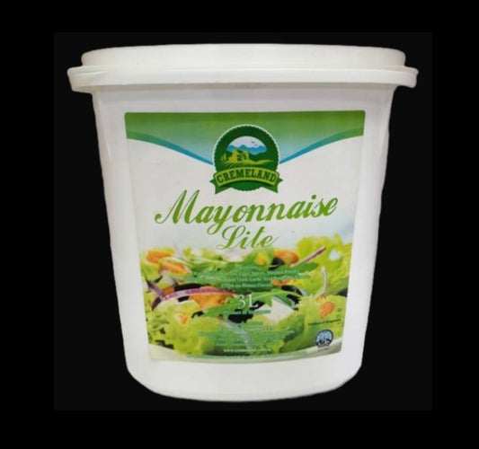 MAYONNAISE LITE (CREMELAND) (PER 3LTR/TUB)