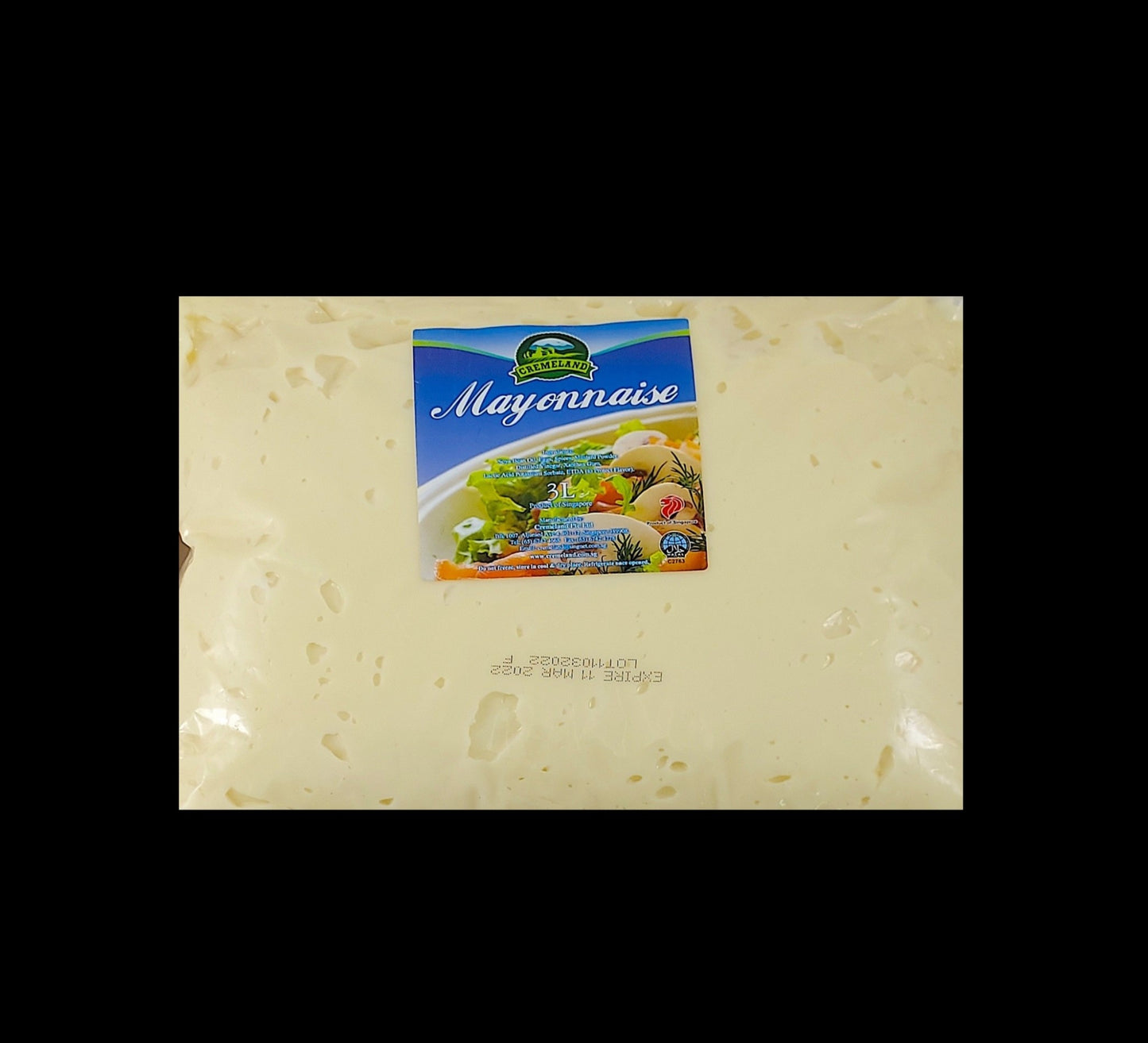 MAYONNAISE REFILL (CREMELAND) (PER 3LTR/PKT)