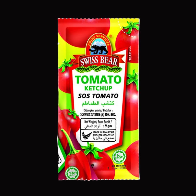 TOMATO SAUCE SACHET (SWISS BEAR) (PER 1000'S/PKT)